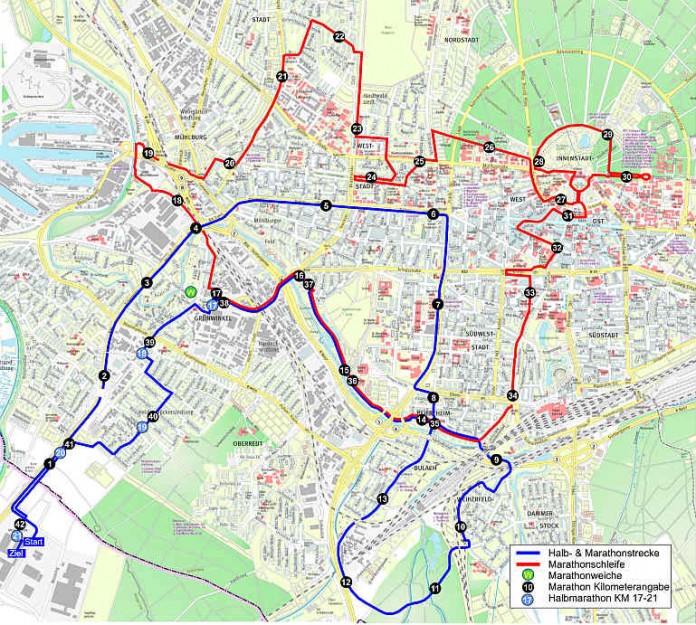 Neues zu entdecken gibt es beim 34. Fiducia & GAD Baden-Marathon Karlsruhe am 25. September 2016