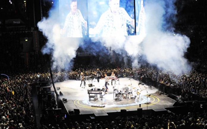 Das Konzert von PUR war mit 14.500 verkauften Tickets die am besten besuchte Versnatltung in der SAP Arena im Jahr 2015