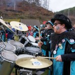 Die Guggemusiker der Weihermer Schneckenschleimer sorgten für gute Laune