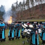 Die Guggemusiker der Weihermer Schneckenschleimer sorgten für gute Laune