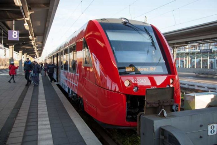 Ein Fahrzeug der LINT-Flotte