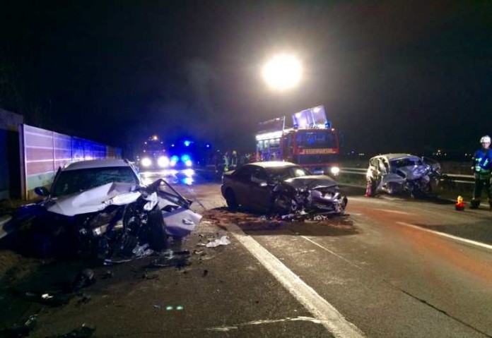Der Falschfahrer tödliche Verletzungen