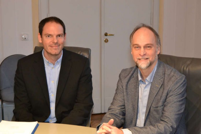 Sozialamtsleiter Hans-Joachim Malo (r.) und Nachfolger Jan Marco Scherer