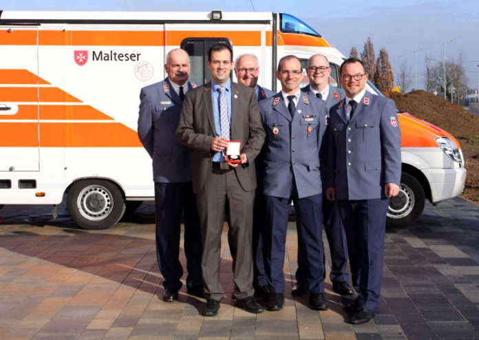 Diözesanleiter Johannes Freiherr von Warsberg; Martin Brandl; ehemaliger Ortsbeauftragter Hans Peter Schmitt; Ortsbeauftragter Andreas Danner; Stellvertreter Torsten Schmitt; Diözesan- und Bezirksgeschäftsführer Christoph Götz