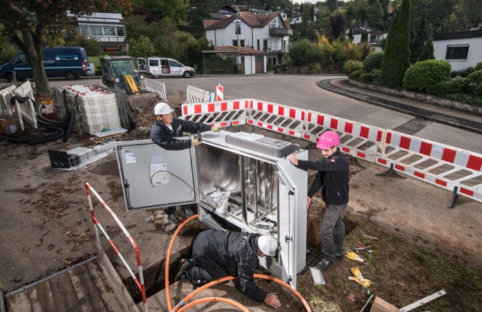 Das Telekom-Netz wird mit neuster Technik ausgebaut (Symbolbild)