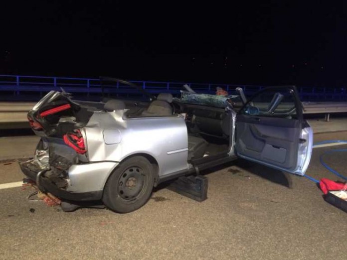Unfallbeteiligtes Fahrzeug