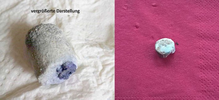 In Heidelberg ausgelegte Giftköder