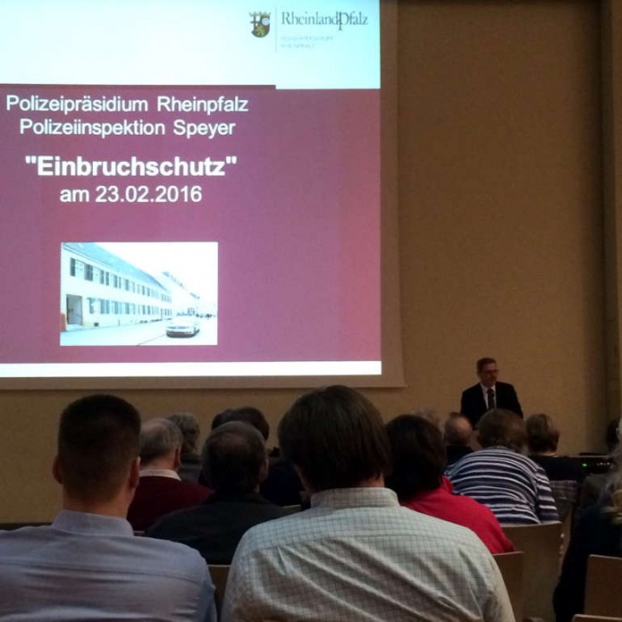 Polizei und Stadt Speyer luden zu der Veranstaltung ein