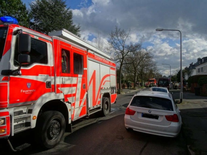 In Wiesbaden wurde eine Gasleitung beschädigt