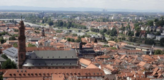 Blick auf die Heidelberger City