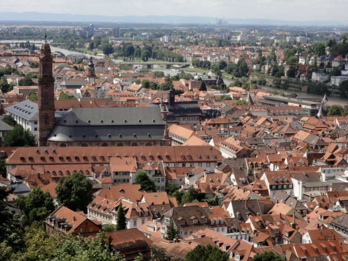 Blick auf die Heidelberger City