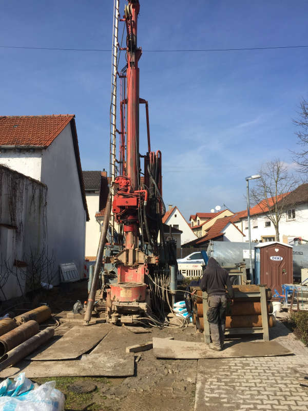 Bis zu 96 Meter ging es bei den Bohrungen in die Tiefe