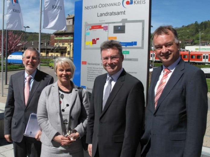 Die neue Präsidentin der IHK Rhein-Neckar Irmgard Abt versprach, die Unterstützung für Mitgliedsunternehmen im Landkreis auszubauen.