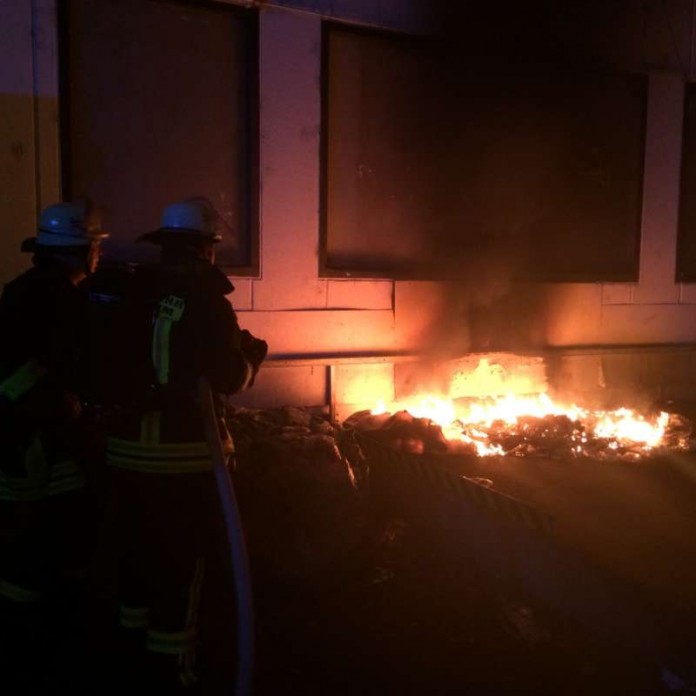 Brand am Berliner Platz ( Foto: Richard Meier)