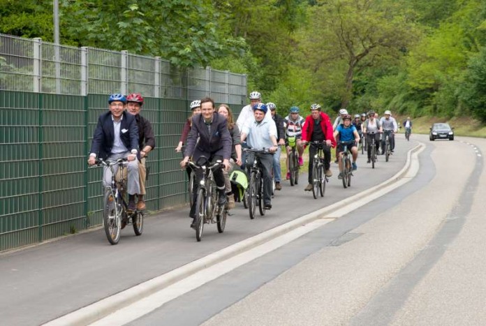 Einweihung des Radwegs zwischen Neckargemünd und Reinbach (Foto: Burkhardt)