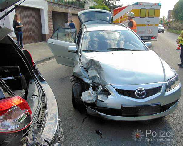 Vermutlich wegen eines schreienden Kleinkindes passierte dieser Unfall