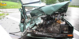 Das Unfallfahrzeug