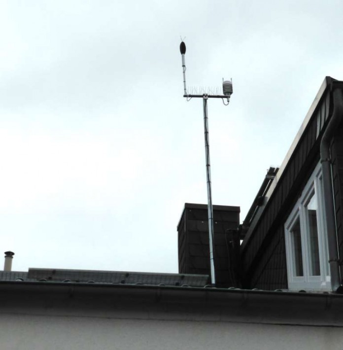 Fluglärmmessstation in Sachsenhausen