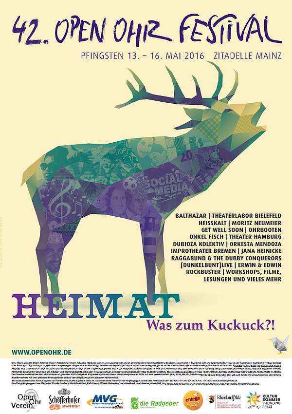Das Plakat zum Festival
