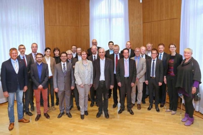 Sponsorentreffen Lernfabrik 4.0: Stadt Karlsruhe bedankt sich bei Unterstützern