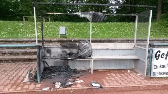 Sachbeschädigung durch Brandlegung