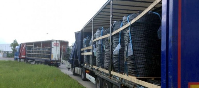 24 Tonnen Kartoffeln in BigPacks ohne jegliche Sicherung