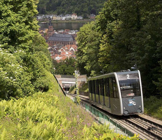 Die obere Bergbahn (Foto: Stadtwerke Heidelberg GmbH)