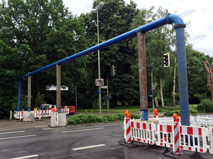 Rohrbrücke donnersbergstr. Kaiserslautern