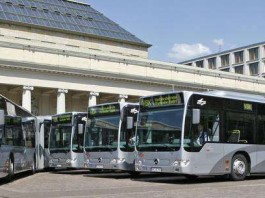 VBK: Umweltschonende Busse der Verkehrsbetriebe (Foto: Karlsruher Verkehrsverbund)
