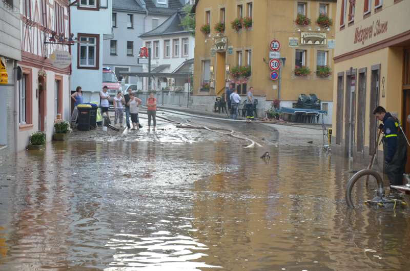 Großeinsatz in Stromberg (Foto: Kreisverwaltung Bad Kreuznach)