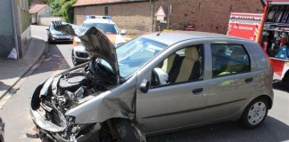 Verkehrsunfall in Mannweiler (Foto: Polizei)