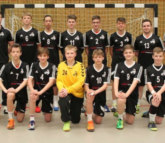 Foto der Handball-B-Jugend des TuS 04 KL-Dansenberg und des TV Thaleischweiler (Foto: TuS 04 KL-Dansenberg e.V.)