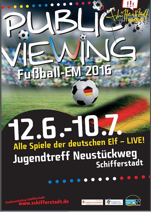 RP Schifferstadt Public Viewing Jugendtreff