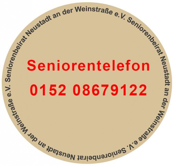 Die Rufnummer für das Beratungsangebot des Seniorenbeirats (Foto: Stadtverwaltung Neustadt an der Weinstraße)