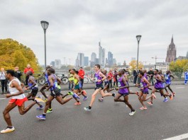 Spitzenläufer beim Marathon (Foto: Mainova Frankfurt Marathon)