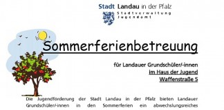 Flyer Sommerferienbetreuung (Foto: Stadt Landau in der Pfalz)