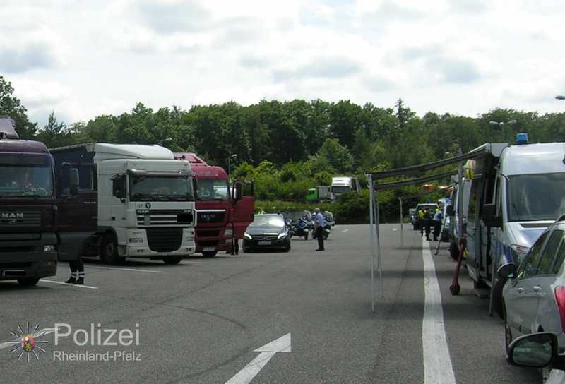 Schwerverkehrskontrolle an der A6 mit erschreckendem Ergebnis