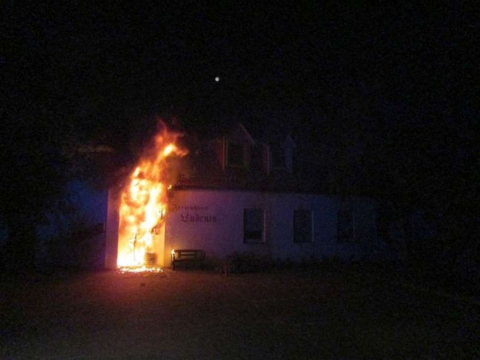 In Oppenheim brannte ein Haus (Foto: Polizei)