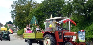 Traktoren bei der Parade (Foto: privat)