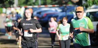 Auf der Strecke des 6km langen Rundkurses (Foto: Badischer Leichtathletikverband)