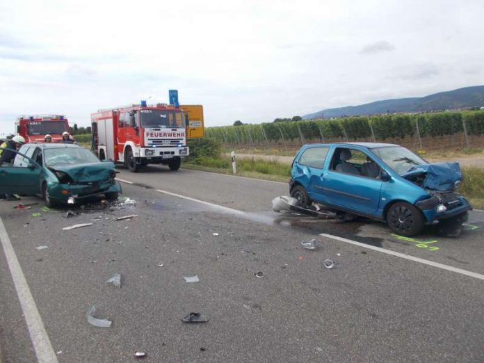 Foto von der Unfallstelle (Foto: Polizei)