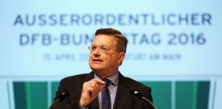 DFB-Praesident Reinhard Grindel (Foto: GES)