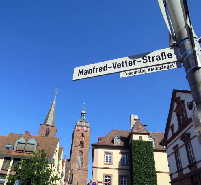 Neustadt Manfred-Vetter-Straße Die Umbenennung ist eine Anerkennung und ein Dank an die Leistungen von Manfred Vetter für seine Heimatstadt. (Foto: Stadtverwaltung Neustadt an der Weinstraße)