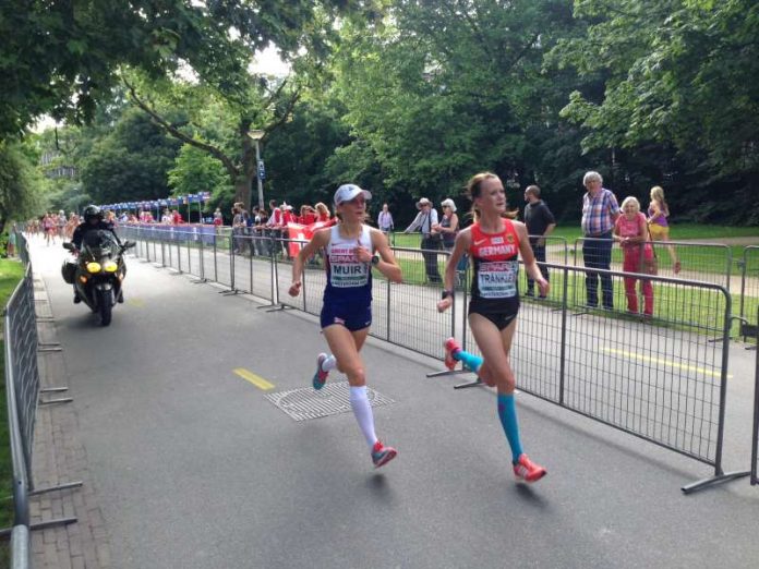 Melina Tränkle in Amsterdam (Foto: LG Region Karlsruhe)