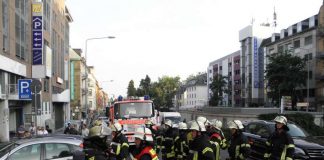 Aufgrund des schnellen Eingreifens der Feuerwehr konnte ein Gebäudeschaden verhindert werden (Foto: Feuerwehr Wiesbaden)