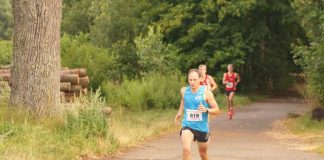 Sieger Philippe Weingarth hatte bereits kurz vor dem Wendepunkt alles im Griff (Foto: 1.FCK, Abteilung Running)