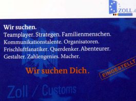 Ausbildung Zoll