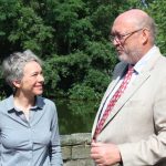Dr. Ina Hartwig mit Prof. Niekisch