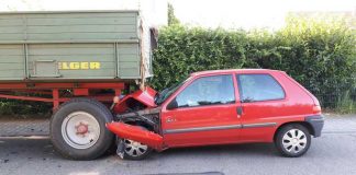 Verkehrsunfall in Osthofen