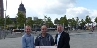 Sören Gerhold (Alte Feuerwache), Martin ​Willig und Thorsten Riehle (Capitol Mannheim) (Foto: CAPITOL Betriebs GmbH)